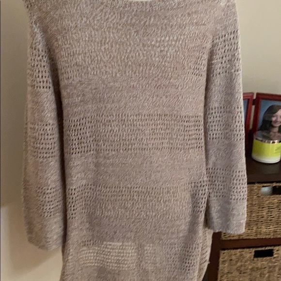 NY and Company Mocha colored light weigh sweater - Picture 3 of 3